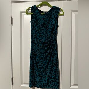 Ralph Lauren Teal and Black Women's Dress
